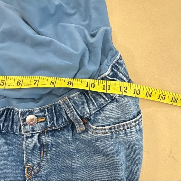 H&M Mama Over the Belly Mom Loose Ankle Jeans High Rib XS - Picture 2 of 6